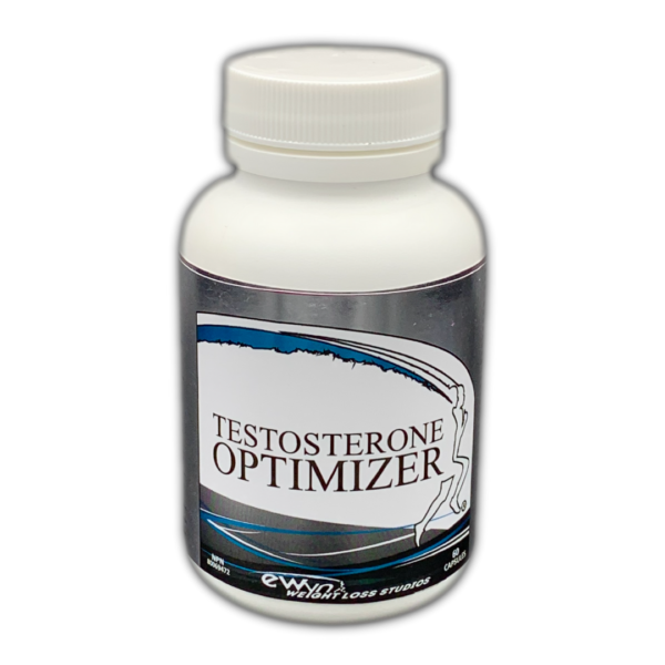 bottle of Testosterone Optimizer supplement, ewyn brand